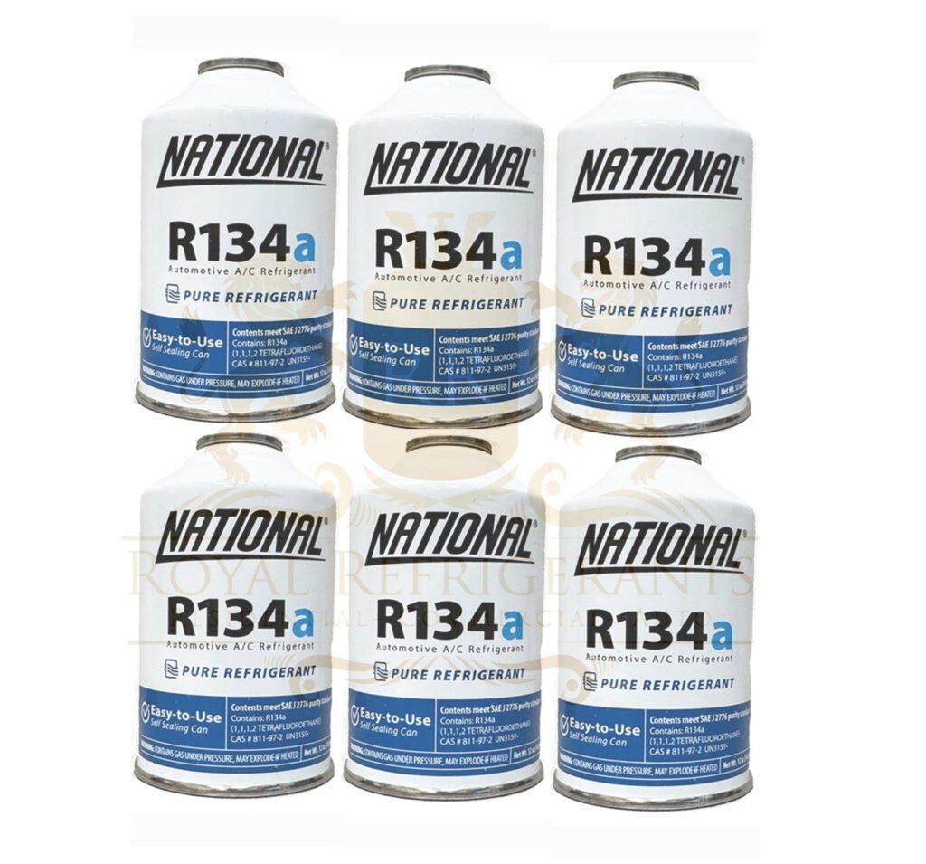R-134a 12oz Cans (6) National Cans for AC Recharging