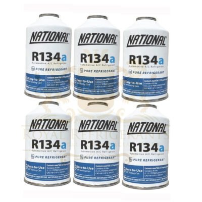 R-134a 12oz Cans (6) National Cans for AC Recharging