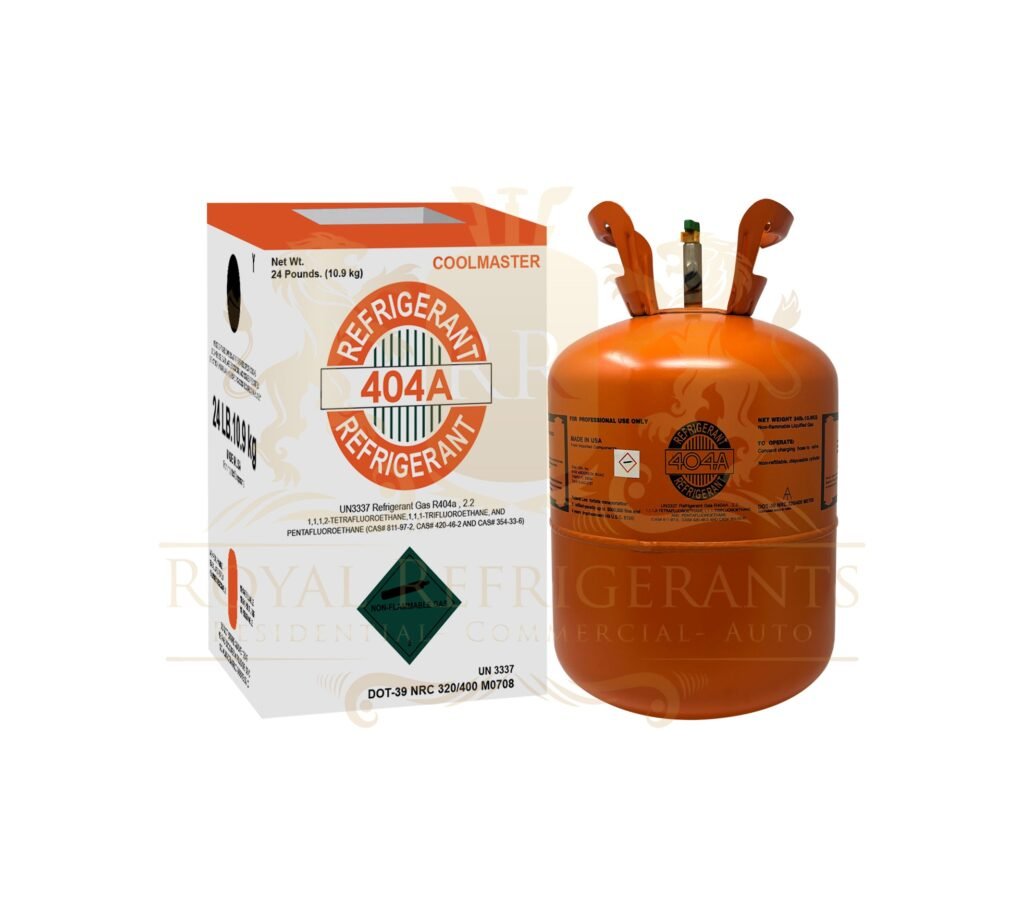 R-404A 24 lb   AMERICAN BRANDED New Factory Sealed Cylinder- USA Brand, High-Purity HVAC Refrigerant