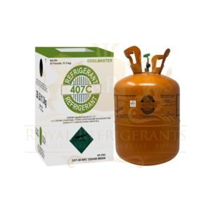 R-407C 25 lb Refrigerant AMERICAN BRANDED New Factory Sealed Cylinder- USA Brand, High-Purity HVAC Refrigerant