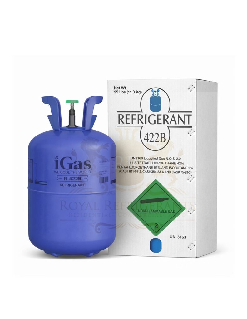 R-422B 25 lb (NU22) Refrigerant AMERICAN BRANDED New Factory Sealed Cylinder- USA Brand, High-Purity HVAC Refrigerant