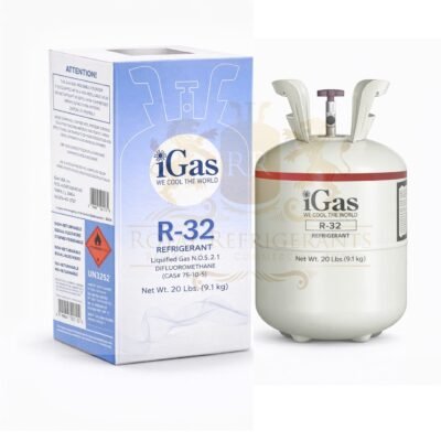R-32 Refrigerant 20 LB AMERICAN BRANDED New Factory Sealed Cylinder- USA Brand, High-Purity HVAC Refrigerant